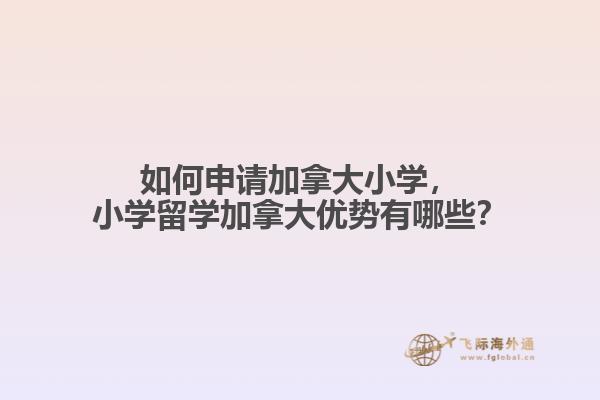 如何申請加拿大小學，小學留學加拿大優(yōu)勢有哪些？
