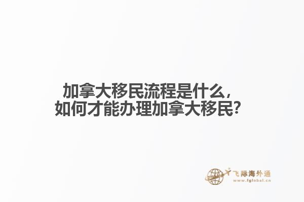 加拿大移民流程是什么，如何才能辦理加拿大移民？