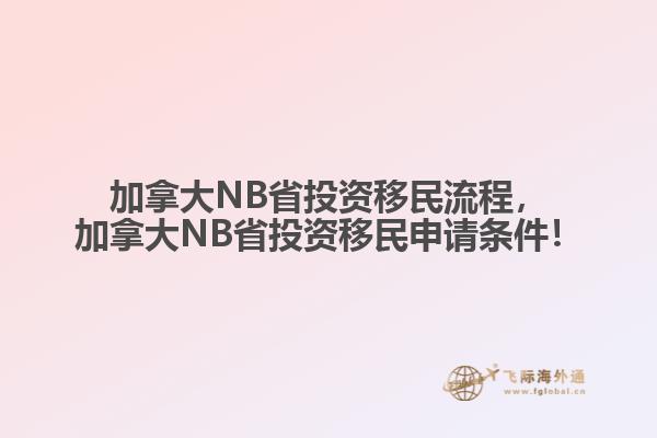 加拿大NB省投資移民流程，加拿大NB省投資移民申請條件！