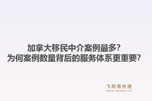 加拿大移民中介案例最多？為何案例數(shù)量背后的服務(wù)體系更重要？